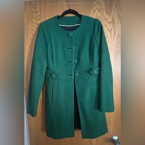 Banana Republic Classic Green Pea Coat